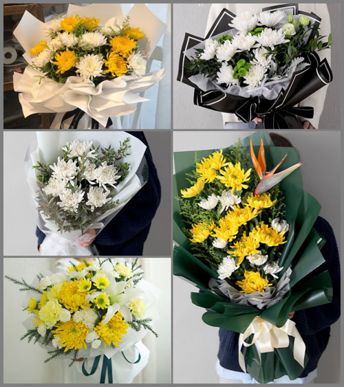 安徽阜阳市颍泉区闻集镇齐菜园村白事花束代送
